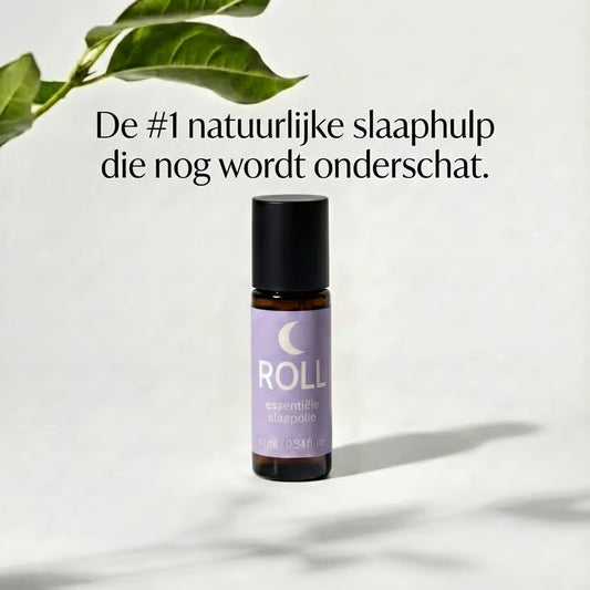 ROLL aromatherapie roller met essentiële oliën als natuurlijke slaaphulp voor sneller inslapen en rust in je hoofd ’s avonds